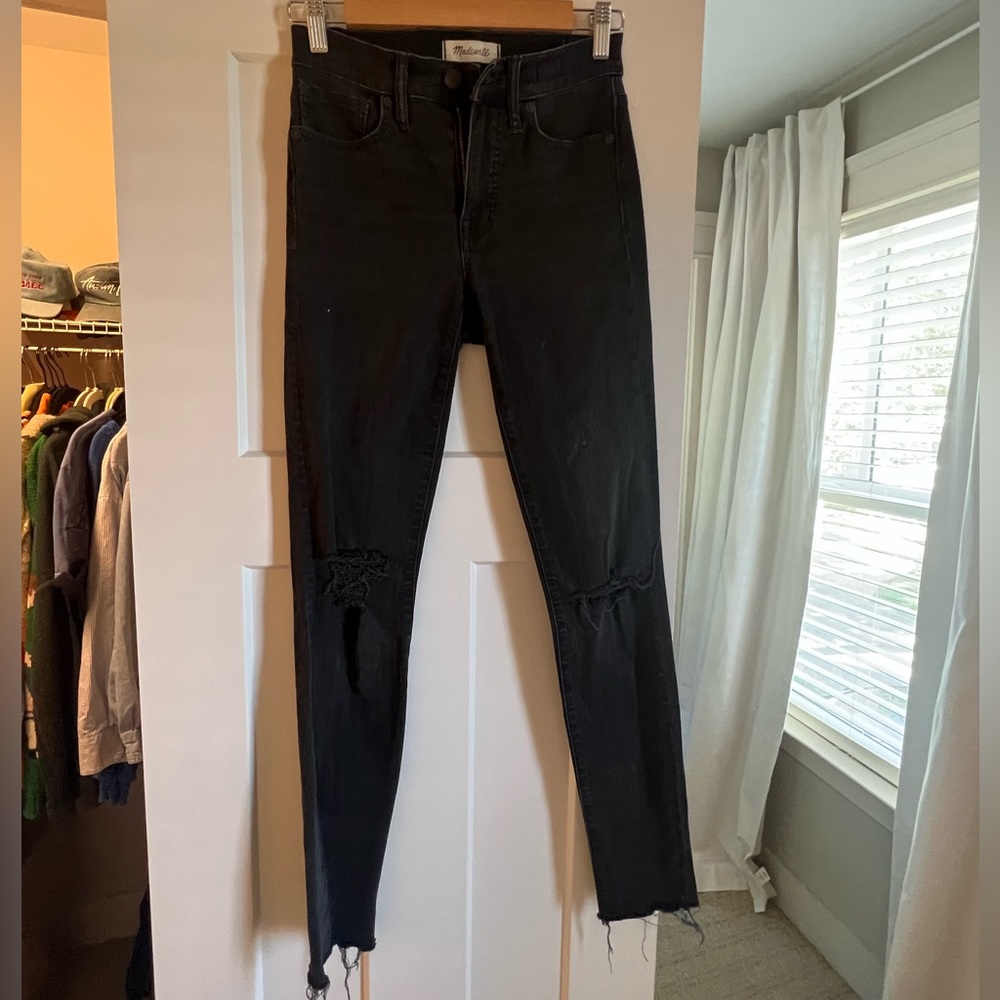 Madewell Skinny Black Jeans